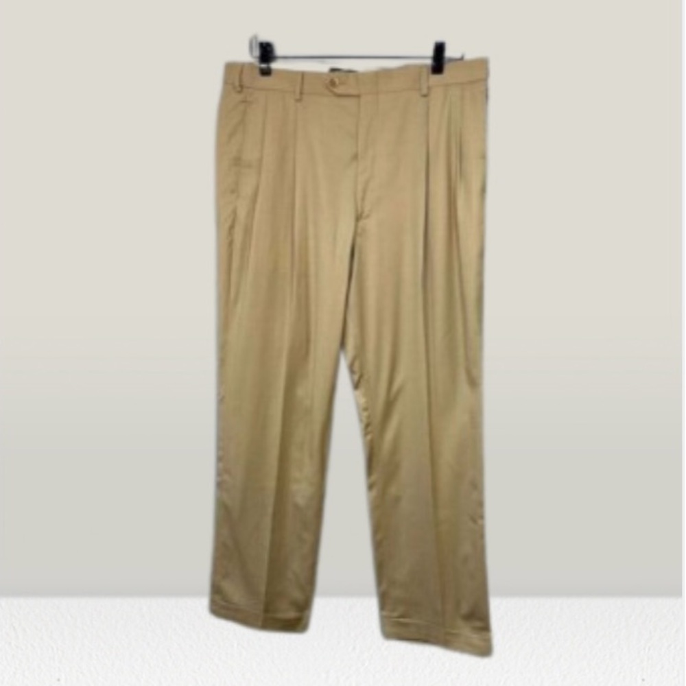 Grant Thomas Men’s Dress Pants sz 38X32 Wool Blend NEW #F54